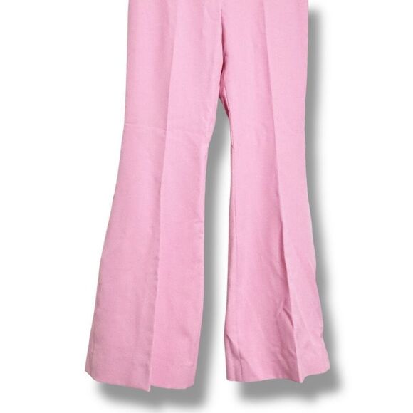 Zara High Rise Wide Leg Bubble Gum Pink Trouser Pants Women’s Size 5 Blogger Fav - Picture 7 of 9